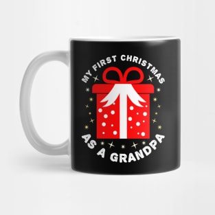 First Christmas Grandpa Dad Husband Xmas Mug